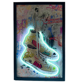 Graffiti Kicks – Neon Wall Art Sign (USB Powered, 40x60cm)